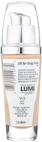 L'Oreal Paris True Match Lumi Healthy Luminous Makeup, 1.0 Ounce