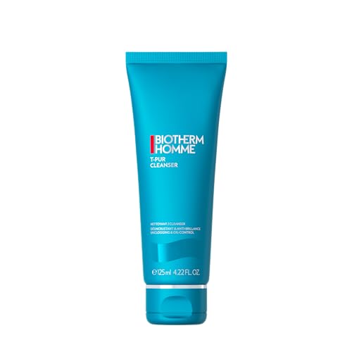 Biotherm Homme T-Pur Anti Oil & Wet Purifying Cleanser, for Men, 4.22 oz
