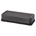 Lorell Borrador de borrado en seco, 2-3/16 x 5-3/16 x 1-5/16 pulgadas, negro