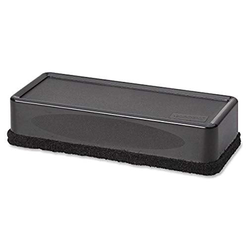 Lorell Borrador de borrado en seco, 2-3/16 x 5-3/16 x 1-5/16 pulgadas, negro