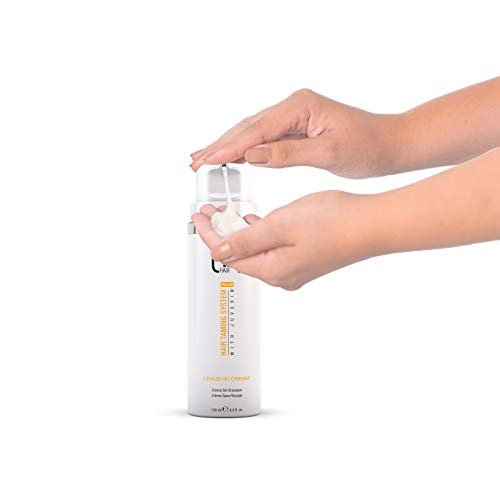 GK HAIR Global Keratin Leave In Conditioner Cream (4.4 Fl Oz/130ml) Acondicionador Desenredante Hidratante Suavizante Hidratante y Control de Frizz Para Cabello Seco Dañado Protección Antes de Nadar - Todo Tipo de Cabello