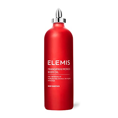 ELEMIS Frangipani Monoi Aceite Corporal | Lujoso Aceite Corporal Ultra Hidratante Nutre Profundamente, Acondiciona y Suaviza el cabello, la piel y las uñas | 100 ml
