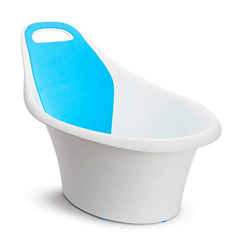 Munchkin® Sit & Soak™ - tina para bebé, 0-12 meses, color blanco, 25 x 16.25 x 15 pulgadas