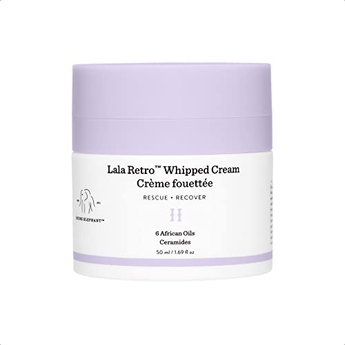 Drunk Elephant Full Sized Retro Renew Facial Duo- Skin Renewal Facial Duo with T.L.C. Sukari Babyfacial (50 ml) and Lala Retro Whipped Cream Facial Moisturizer (50 ml)