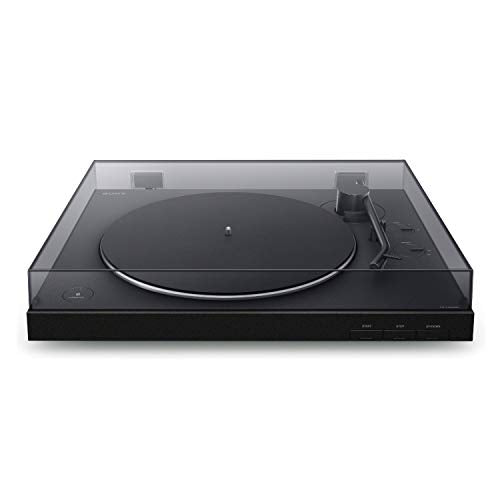 Sony PS-LX310BT Tocadiscos de transmisión por Correa: Reproductor de Discos de Vinilo inalámbrico Totalmente automático con Bluetooth y Salida USB