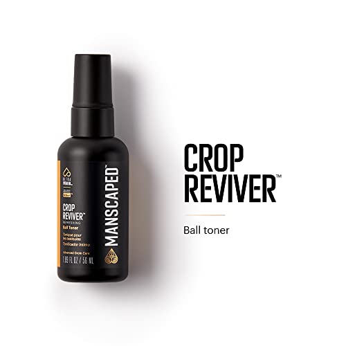 Manscaped Crop Essentials, Male Care Hygiene bundle, Includes Invigorating Body Wash, Moisturizing Ball Deodorant, High performance body Toner (pH balanced) plus FREE Disposable shaving mats