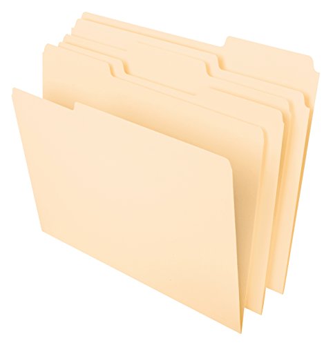 Pendaflex File Folder, 1/3 Tab, Manila, (65213)