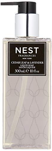 NEST Fragrances Scented Liquid Hand Soap- Cedar Leaf & Lavender , 10 fl oz