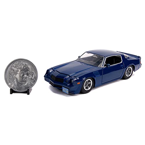 Jada Toys Billy's Chevrolet Camaro Z28 Azul Oscuro con Coins Stranger Things (2016) TV Series 1/24 Diecast Model Car por Jada 31110