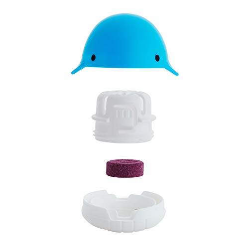 Munchkin® Color Buddies™ - Tabletas hidratantes para baño y 2 dispensadores de juguetes, 20 tabletas