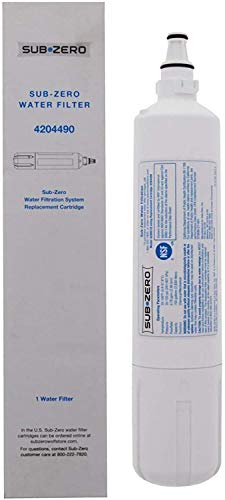 Sub-Zero 4204490 - Cartucho de repuesto para filtro de agua para refrigerador, 1 paquete