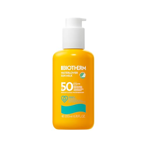Biotherm - Protección Solar Waterlover Sunmilk Spf50, Blanco, 200 Mililitro