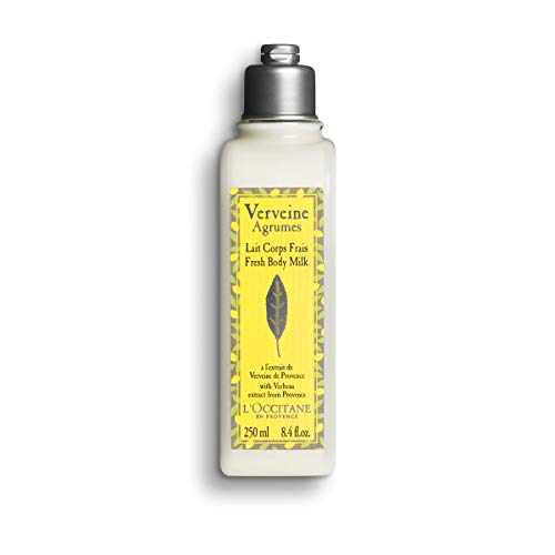 L'Occitane Crisp Citrus Verbena Body Lotion Enriched With Grapefruit Extract and Organic Verbena, 8.4 Fl. oz.