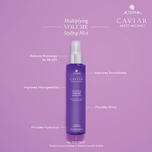 Caviar Anti-envejecimiento Multiplicador de volumen Mist, 5 onzas