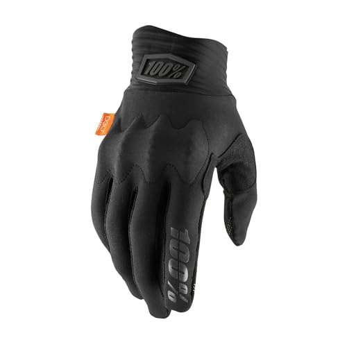 100% Cognito D3O Gloves (XX-LARGE) (BLACK/CHARCOAL)