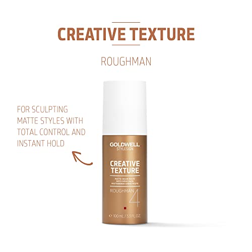 Goldwell Stylesign Roughman Matte Cream Paste, 3.3 Ounce