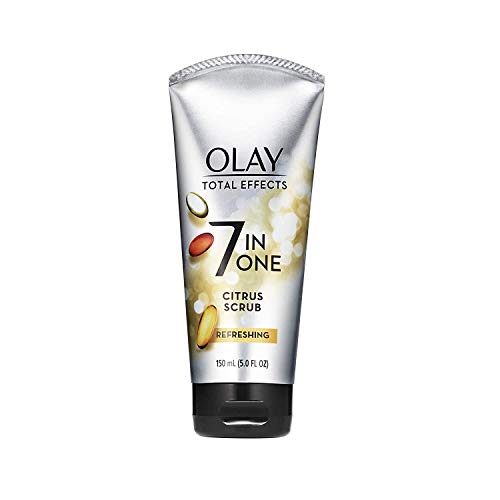 Face Wash by Olay, Total Effects Citrus Facial Cleanser and Scrub, 5.0 Ounces (Pack of 3), package may vary