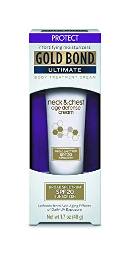 Gold Bond cuello y pecho SPF 20 Defensa, 1.7 onzas