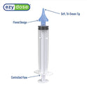 Ezy Dose Limpiador de cera para oídos y oídos para humanos | Jeringa con punta de tres rayas