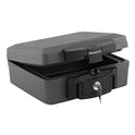 SentrySafe H0100 - Caja Impermeable ignífuga con Cerradura de Llave, 0.17 pies cúbicos, Color Negro