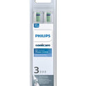 Philips Sonicare Optimal Plaque Control replacement toothbrush heads, HX9023/65, BrushSync technology, White 3-pk