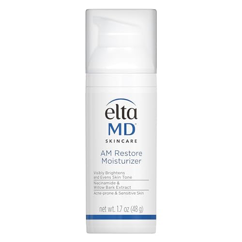 EltaMD AM Therapy Facial Moisturizer, Oil-free, Lightweight, Fragrance-free, Dermatologist-Recommended, 1.7 oz