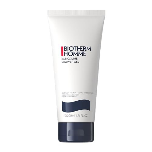 Biotherm Homme Energizing Shower Gel for Body and Hair, 6.7 Ounce