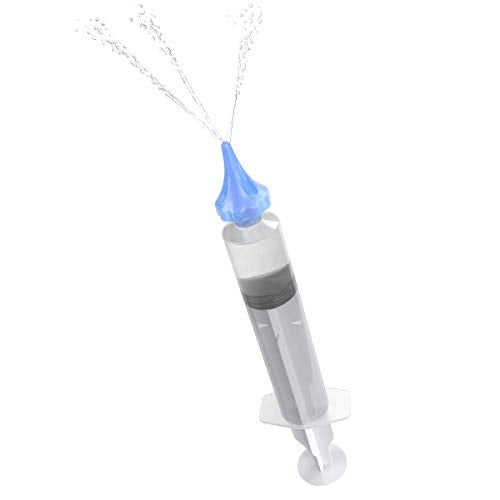 Ezy Dose Limpiador de cera para oídos y oídos para humanos | Jeringa con punta de tres rayas