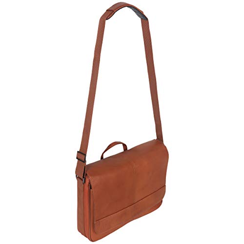 Kenneth Cole Risky Business Messenger Bag, Dark Brown, One Size
