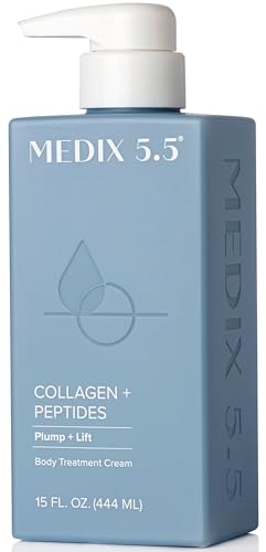 Medix 5.5 Crema de colágeno con caviar. Hidratante antienvejecimiento. Reafirma y aprieta para una piel de aspecto más joven. Crema antienvejecimiento infundida con péptidos, aloe vera y té verde.