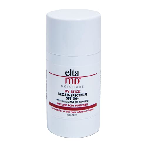 EltaMD UV Stick Mineral Face Sunscreen Broad-Spectrum SPF 50+, Water-Resistant, Oil-Free Sunscreen Stick 1.3 fl. oz.