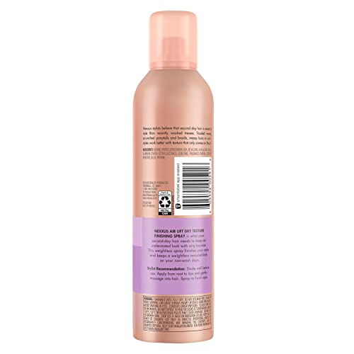 Nexxus Between Washes Finishing Spray For Hair Texture and Frizz Control Air Lift Weightless 5 oz