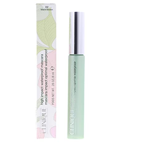 High Impact Waterproof Mascara - # 02 Black/Brown - 8ml/0.28oz
