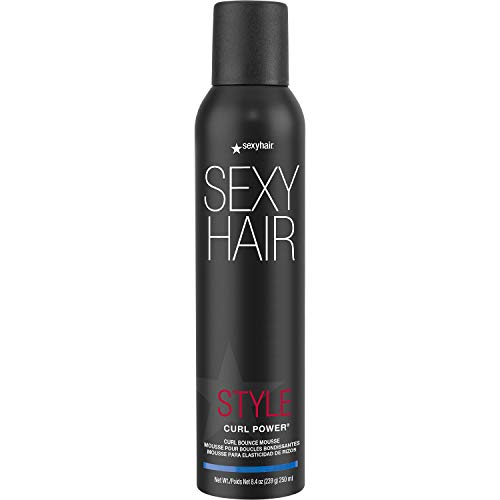 SexyHair Style Curl Power Curl Bounce Mousse, 8 oz