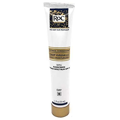 Roc Retinol Correxion humectante diario de arrugas profundas – 1.1 fl. oz. (33 ml) por Retinol Correxion