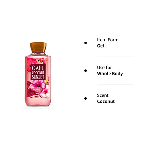Bath Body Works Oahu Coconut Sunset 10.0 oz Shower Gel