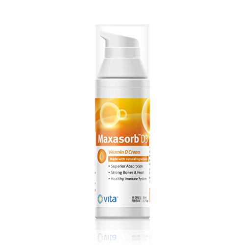 Vita Sciences Vitamin D3 Skin Cream - 1000 IU Maxasorb D3 Lotion - 1.7 Fl Oz by Vita Sciences