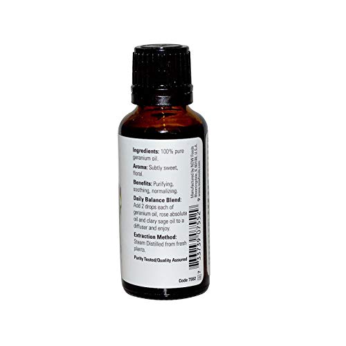 NOW Foods Essential Oils Geranium -- 1 fl oz