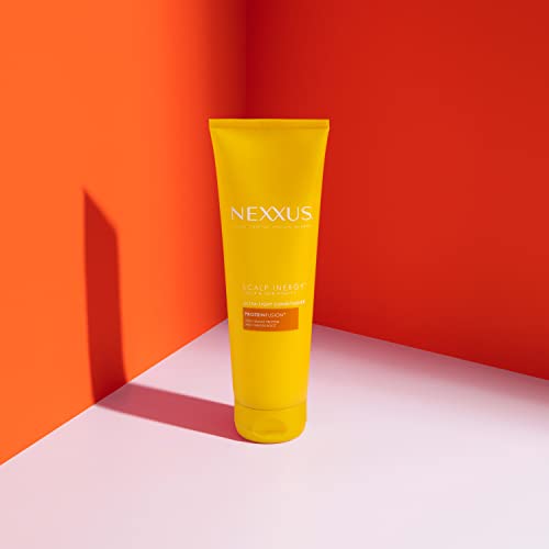 Nexxus Scalp Inergy - Acondicionador ultraligero para volumen, acondicionador clarificante ligero 8.5 onzas