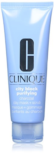 Clinique City Block Purifying Charcoal Clay Mask and Scrub, 3.4 Oz