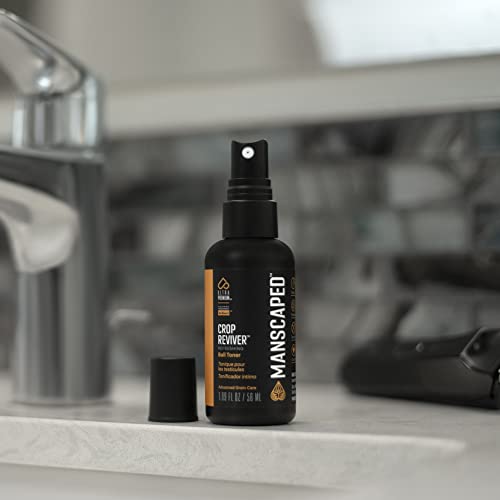 Manscaped Crop Essentials, Male Care Hygiene bundle, Includes Invigorating Body Wash, Moisturizing Ball Deodorant, High performance body Toner (pH balanced) plus FREE Disposable shaving mats