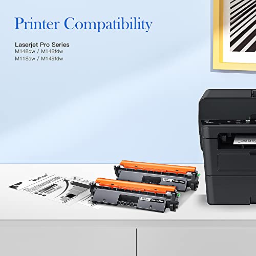 Valuetoner - Cartucho de tóner Compatible con HP 94A Cartucho de tóner Negro CF294A para Usar con Laserjet Pro MFP M148dw, M148fdw, M118dw, M149fdw, Laserjet M148, M118, M149 (Negro, Paquete de 2)