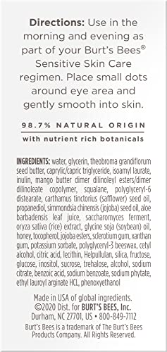 Burt's Bees Burt's Bees Eye Cream for Sensitive Skin, 0.5 Ounce, 0.5 oz