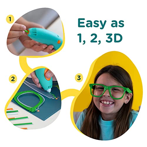 3Doodler Start Essentials (2020) Juego de bolígrafos 3D para niños, fácil de usar, aprender desde el hogar