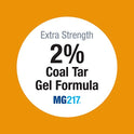 MG217 Psoriasis Non-Drying Multi-Symptom 2% Coal Tar Gel - 4 oz Tube