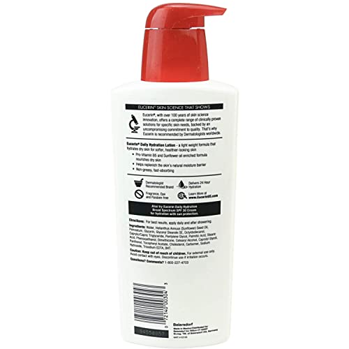 Daily Replenishing Moisturizing Lotion by Eucerin for Unisex - 16.9 oz Moisturizing Lotion