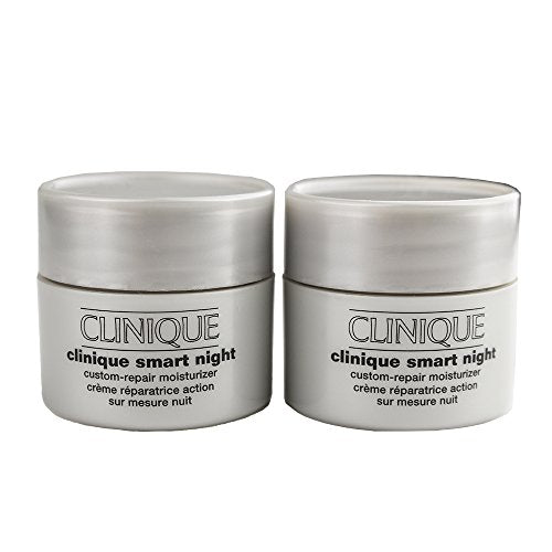 Clinique Smart Night Custom-Repair Moisturizer Cream Dry Combination Skin - 1oz/30ml (2 x .5oz/15ml each)
