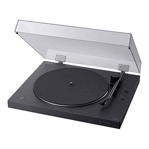 Sony PS-LX310BT Tocadiscos de transmisión por Correa: Reproductor de Discos de Vinilo inalámbrico Totalmente automático con Bluetooth y Salida USB