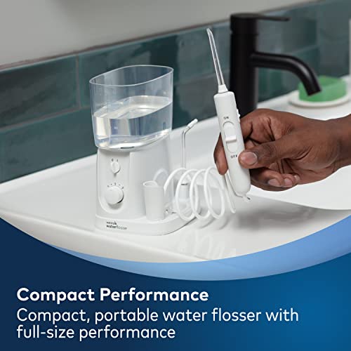 Waterpik - Hilo de agua para dientes, eléctrico portátil para viajes y hogar, Nano Plus, WP-320