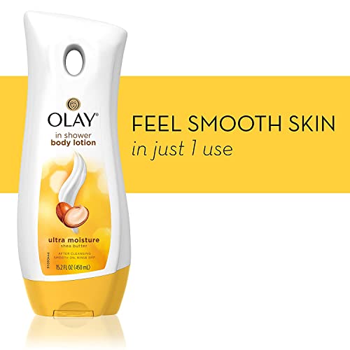 Olay Ultra Moisture In-Shower Lotion With Shea Butter 15.2oz (3 Pack) by Olay